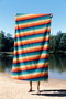 Mijölnir Rainbow Lines 70 Toalla de Playa Multicolor 70 x 130 cm 70% Poliéster / 30% Poliamida